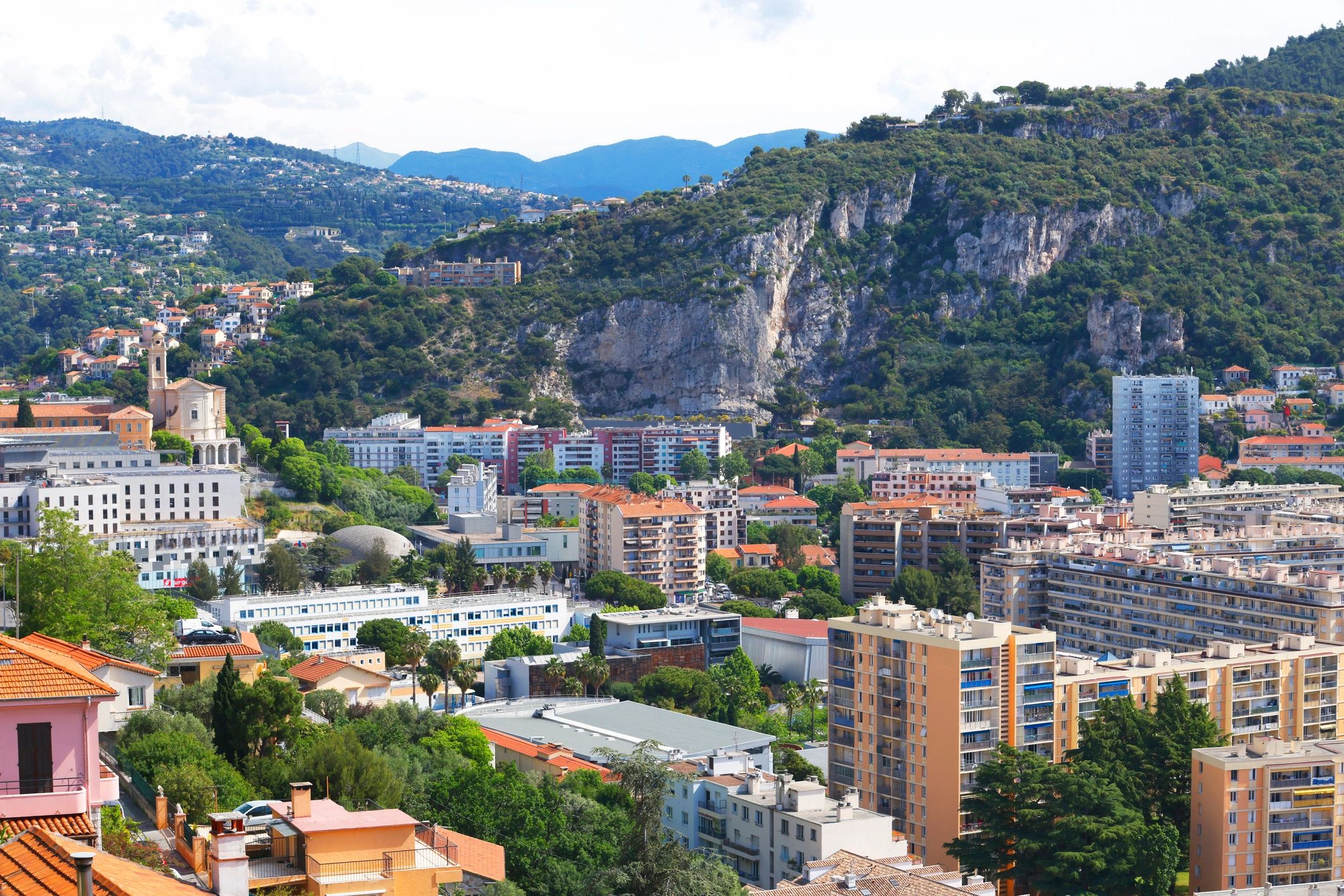 Scenic European luxury destination view